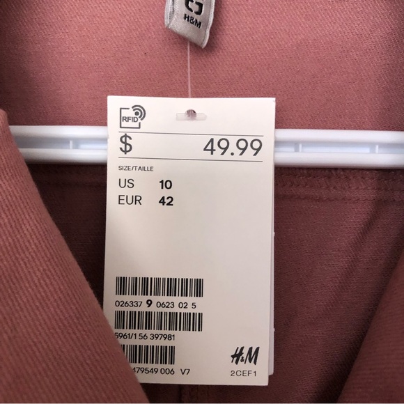 Biker dusty rose zip up dress - Picture 4 of 4